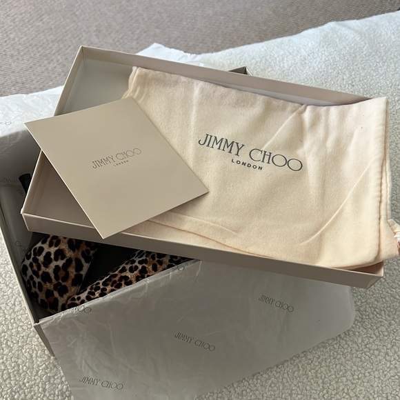 Jimmy Choo 247 Lockett Printed Pony Leopard Heels - Picture 10 of 12